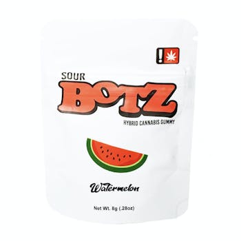 (SOUR BOTZ) Watermelon 100mg THC (Net.Wt.0.28oz/8g)